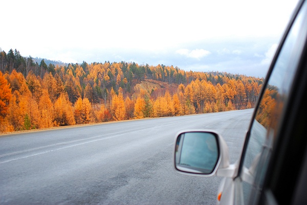 Road to Arshan and Tunla valley